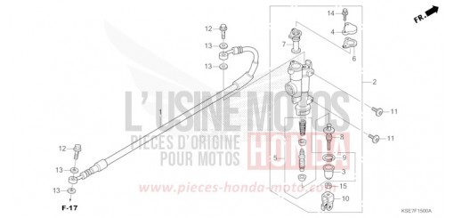 HAUPTBREMSE, HINTEN ZYLINDER CRF150RBS de 2025